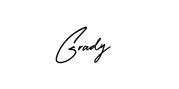 AmerikaSignatureDemo-Regular is a professional signature style that is perfect for those who want to add a touch of class to their signature. It is also a great choice for those who want to make their signature more unique. Get Grady  name to fancy signature for free. Grady  signature style 3 images and pictures png