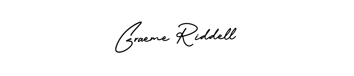 How to make Graeme Riddell signature? AmerikaSignatureDemo-Regular is a professional autograph style. Create handwritten signature for Graeme Riddell name. Graeme Riddell signature style 3 images and pictures png