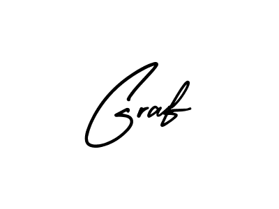 Design your own signature with our free online signature maker. With this signature software, you can create a handwritten (AmerikaSignatureDemo-Regular) signature for name Graf. Graf signature style 3 images and pictures png