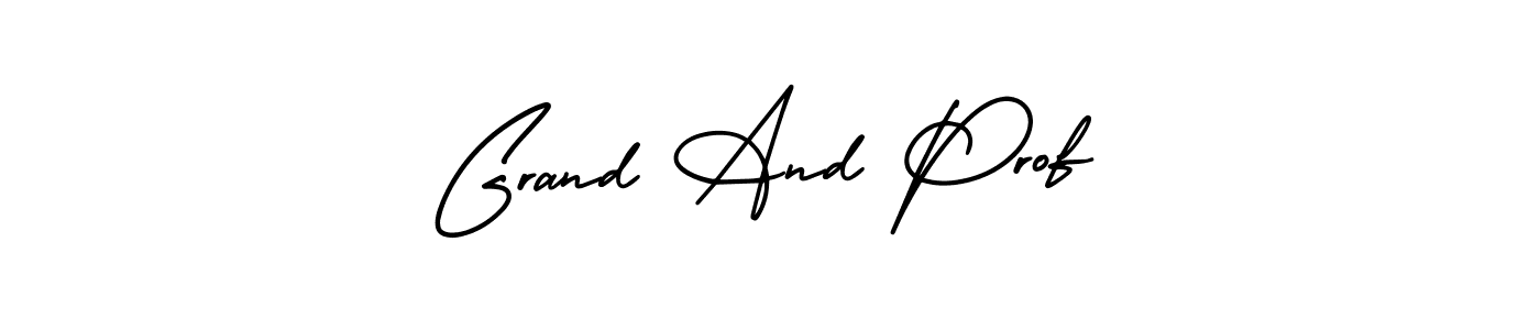 if you are searching for the best signature style for your name Grand And Prof. so please give up your signature search. here we have designed multiple signature styles  using AmerikaSignatureDemo-Regular. Grand And Prof signature style 3 images and pictures png