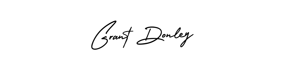 The best way (AmerikaSignatureDemo-Regular) to make a short signature is to pick only two or three words in your name. The name Grant Donley include a total of six letters. For converting this name. Grant Donley signature style 3 images and pictures png