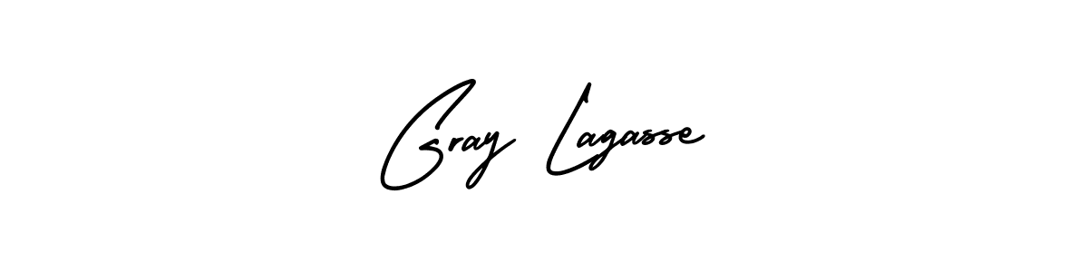 Design your own signature with our free online signature maker. With this signature software, you can create a handwritten (AmerikaSignatureDemo-Regular) signature for name Gray Lagasse. Gray Lagasse signature style 3 images and pictures png