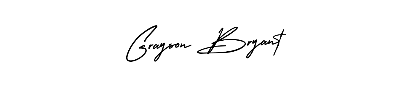 AmerikaSignatureDemo-Regular is a professional signature style that is perfect for those who want to add a touch of class to their signature. It is also a great choice for those who want to make their signature more unique. Get Grayson Bryant name to fancy signature for free. Grayson Bryant signature style 3 images and pictures png