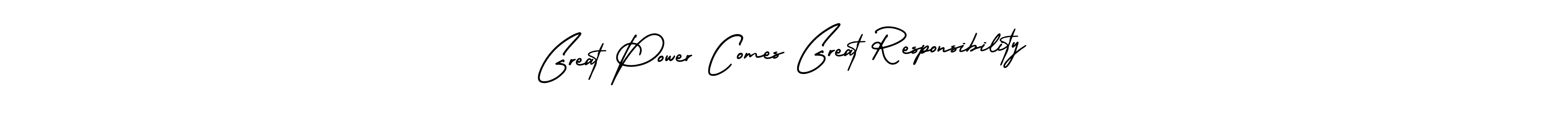 You can use this online signature creator to create a handwritten signature for the name Great Power Comes Great Responsibility. This is the best online autograph maker. Great Power Comes Great Responsibility signature style 3 images and pictures png