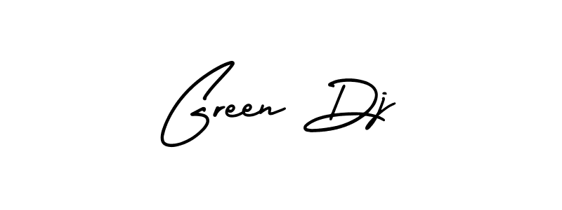 Use a signature maker to create a handwritten signature online. With this signature software, you can design (AmerikaSignatureDemo-Regular) your own signature for name Green Dj. Green Dj signature style 3 images and pictures png