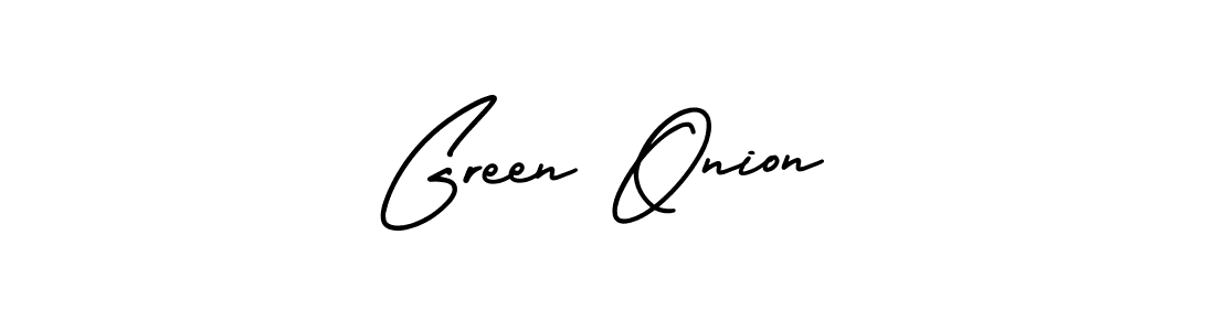The best way (AmerikaSignatureDemo-Regular) to make a short signature is to pick only two or three words in your name. The name Green Onion include a total of six letters. For converting this name. Green Onion signature style 3 images and pictures png