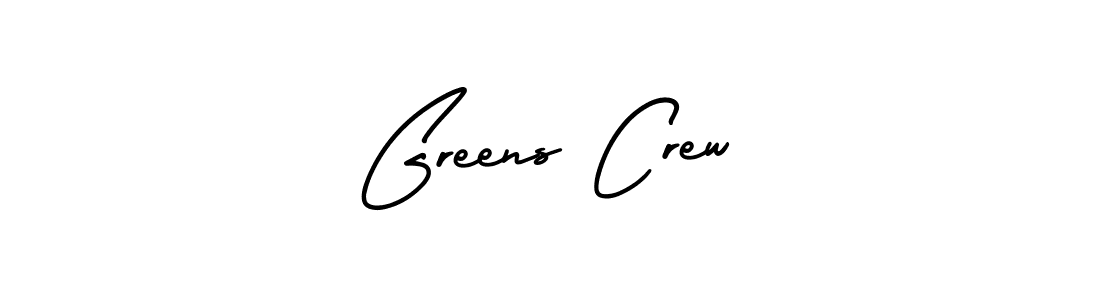 Also we have Greens Crew name is the best signature style. Create professional handwritten signature collection using AmerikaSignatureDemo-Regular autograph style. Greens Crew signature style 3 images and pictures png