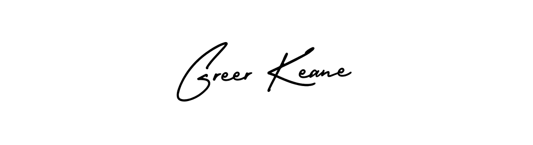 Create a beautiful signature design for name Greer Keane. With this signature (AmerikaSignatureDemo-Regular) fonts, you can make a handwritten signature for free. Greer Keane signature style 3 images and pictures png