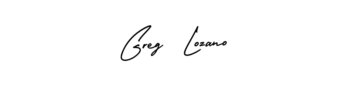 Greg  Lozano stylish signature style. Best Handwritten Sign (AmerikaSignatureDemo-Regular) for my name. Handwritten Signature Collection Ideas for my name Greg  Lozano. Greg  Lozano signature style 3 images and pictures png