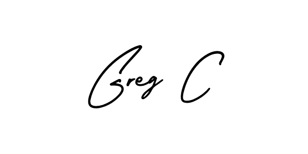 Similarly AmerikaSignatureDemo-Regular is the best handwritten signature design. Signature creator online .You can use it as an online autograph creator for name Greg C. Greg C signature style 3 images and pictures png