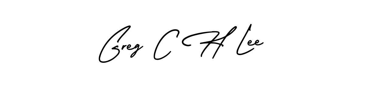 It looks lik you need a new signature style for name Greg C H Lee. Design unique handwritten (AmerikaSignatureDemo-Regular) signature with our free signature maker in just a few clicks. Greg C H Lee signature style 3 images and pictures png