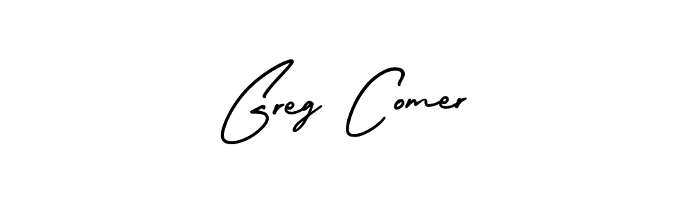 Also we have Greg Comer name is the best signature style. Create professional handwritten signature collection using AmerikaSignatureDemo-Regular autograph style. Greg Comer signature style 3 images and pictures png