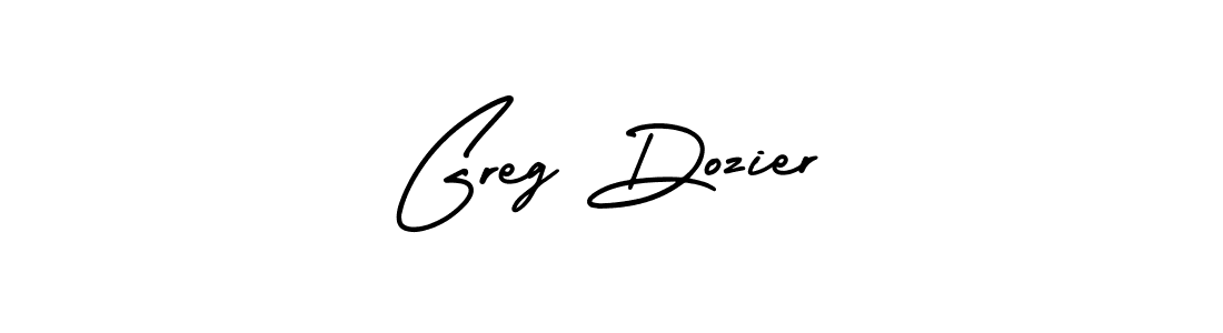 Make a beautiful signature design for name Greg Dozier. With this signature (AmerikaSignatureDemo-Regular) style, you can create a handwritten signature for free. Greg Dozier signature style 3 images and pictures png