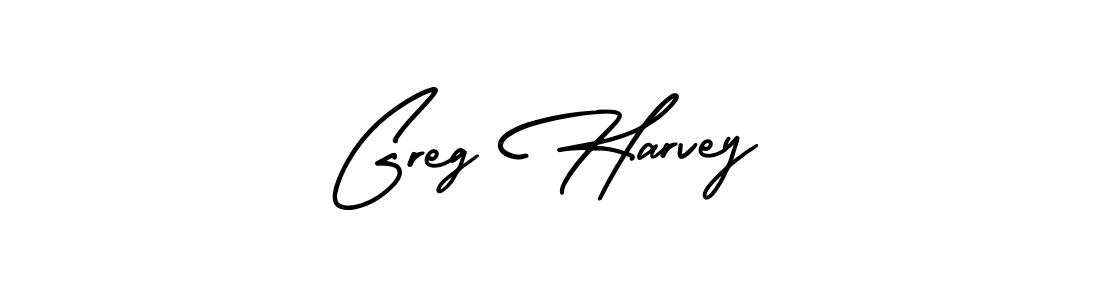 Greg Harvey stylish signature style. Best Handwritten Sign (AmerikaSignatureDemo-Regular) for my name. Handwritten Signature Collection Ideas for my name Greg Harvey. Greg Harvey signature style 3 images and pictures png