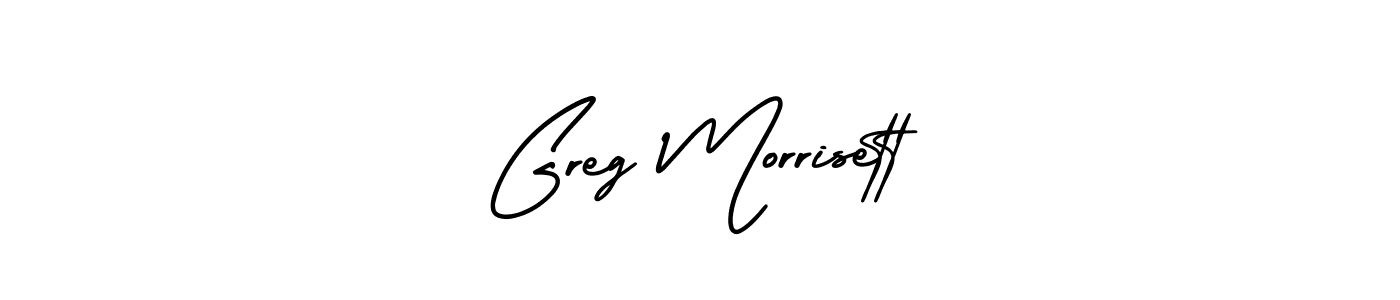 You should practise on your own different ways (AmerikaSignatureDemo-Regular) to write your name (Greg Morrisett) in signature. don't let someone else do it for you. Greg Morrisett signature style 3 images and pictures png