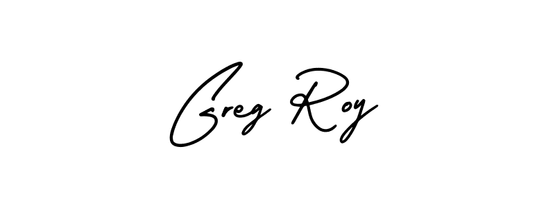 Also You can easily find your signature by using the search form. We will create Greg Roy name handwritten signature images for you free of cost using AmerikaSignatureDemo-Regular sign style. Greg Roy signature style 3 images and pictures png