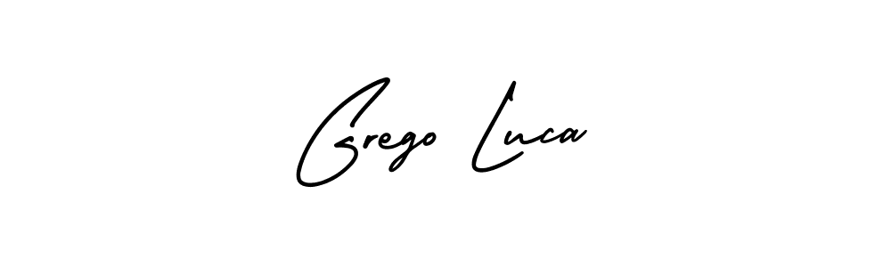 Also we have Grego Luca name is the best signature style. Create professional handwritten signature collection using AmerikaSignatureDemo-Regular autograph style. Grego Luca signature style 3 images and pictures png