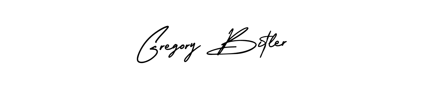 Create a beautiful signature design for name Gregory Bitler. With this signature (AmerikaSignatureDemo-Regular) fonts, you can make a handwritten signature for free. Gregory Bitler signature style 3 images and pictures png