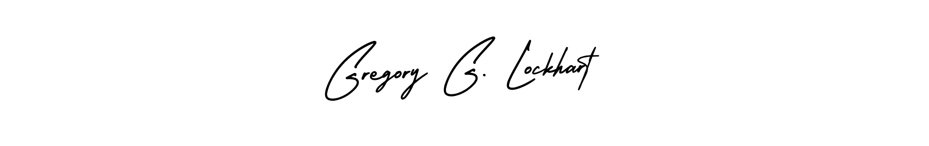 Make a beautiful signature design for name Gregory G. Lockhart. With this signature (AmerikaSignatureDemo-Regular) style, you can create a handwritten signature for free. Gregory G. Lockhart signature style 3 images and pictures png