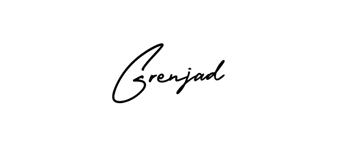 Make a beautiful signature design for name Grenjad. With this signature (AmerikaSignatureDemo-Regular) style, you can create a handwritten signature for free. Grenjad signature style 3 images and pictures png