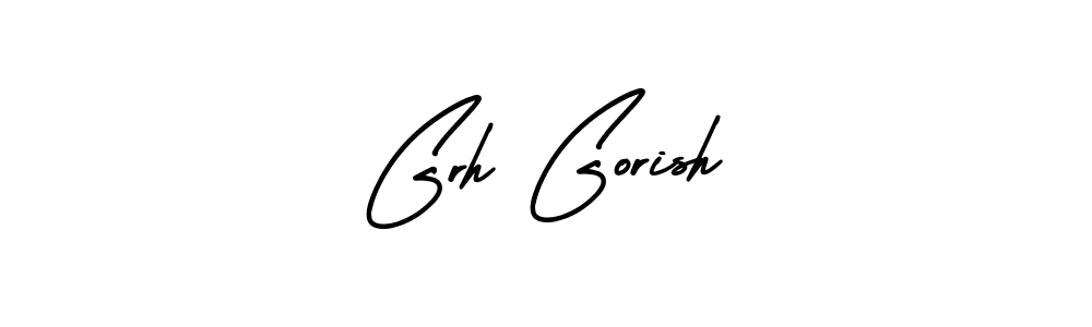 How to make Grh Gorish signature? AmerikaSignatureDemo-Regular is a professional autograph style. Create handwritten signature for Grh Gorish name. Grh Gorish signature style 3 images and pictures png