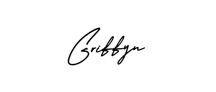 Create a beautiful signature design for name Griffyn. With this signature (AmerikaSignatureDemo-Regular) fonts, you can make a handwritten signature for free. Griffyn signature style 3 images and pictures png