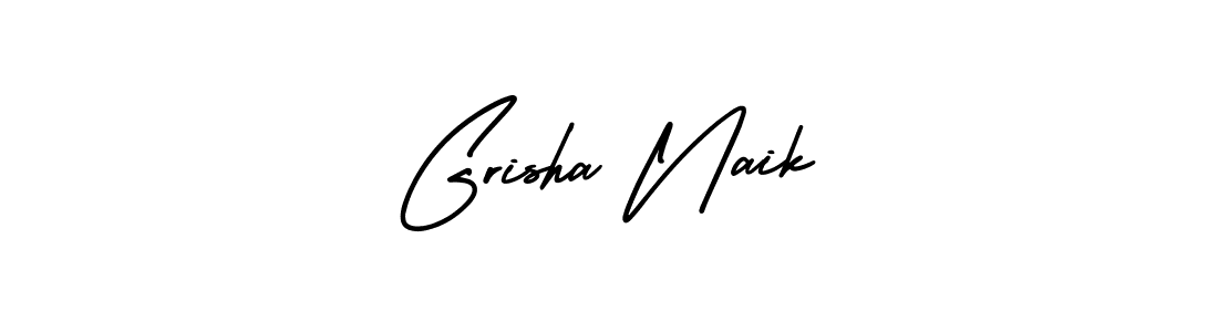Similarly AmerikaSignatureDemo-Regular is the best handwritten signature design. Signature creator online .You can use it as an online autograph creator for name Grisha Naik. Grisha Naik signature style 3 images and pictures png