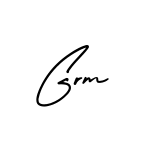Design your own signature with our free online signature maker. With this signature software, you can create a handwritten (AmerikaSignatureDemo-Regular) signature for name Grm. Grm signature style 3 images and pictures png