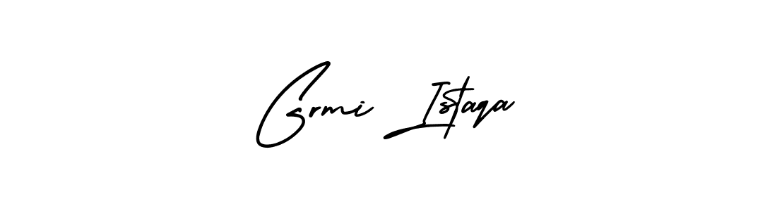 Best and Professional Signature Style for Grmi Istaqa. AmerikaSignatureDemo-Regular Best Signature Style Collection. Grmi Istaqa signature style 3 images and pictures png