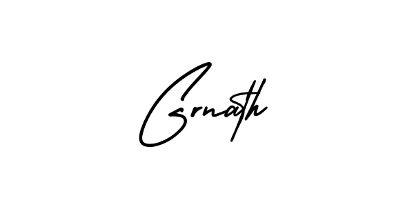 How to make Grnath signature? AmerikaSignatureDemo-Regular is a professional autograph style. Create handwritten signature for Grnath name. Grnath signature style 3 images and pictures png