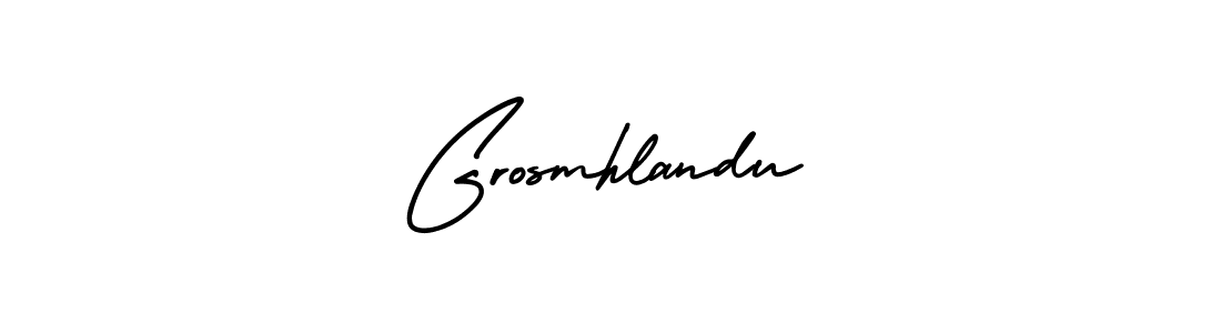 Check out images of Autograph of Grosmhlandu name. Actor Grosmhlandu Signature Style. AmerikaSignatureDemo-Regular is a professional sign style online. Grosmhlandu signature style 3 images and pictures png