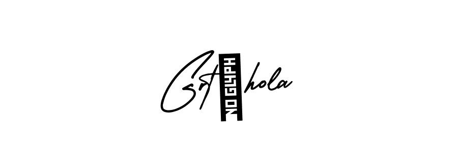 Once you've used our free online signature maker to create your best signature AmerikaSignatureDemo-Regular style, it's time to enjoy all of the benefits that Grtßhola name signing documents. Grtßhola signature style 3 images and pictures png
