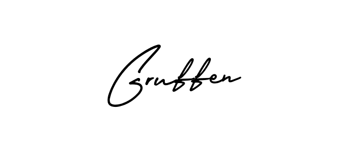 It looks lik you need a new signature style for name Gruffen. Design unique handwritten (AmerikaSignatureDemo-Regular) signature with our free signature maker in just a few clicks. Gruffen signature style 3 images and pictures png
