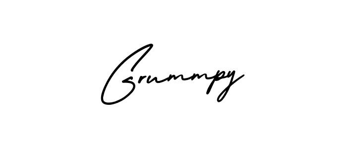 The best way (AmerikaSignatureDemo-Regular) to make a short signature is to pick only two or three words in your name. The name Grummpy include a total of six letters. For converting this name. Grummpy signature style 3 images and pictures png