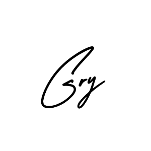 Use a signature maker to create a handwritten signature online. With this signature software, you can design (AmerikaSignatureDemo-Regular) your own signature for name Gry. Gry signature style 3 images and pictures png