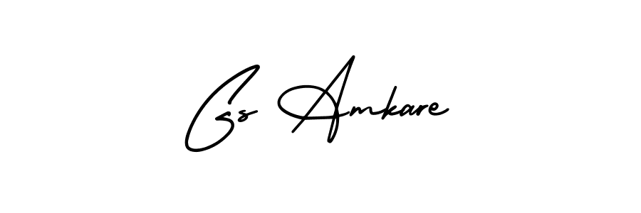 Create a beautiful signature design for name Gs Amkare. With this signature (AmerikaSignatureDemo-Regular) fonts, you can make a handwritten signature for free. Gs Amkare signature style 3 images and pictures png