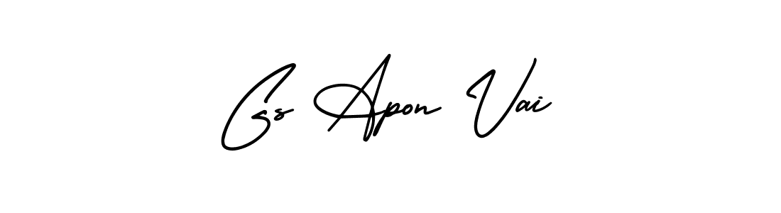 Once you've used our free online signature maker to create your best signature AmerikaSignatureDemo-Regular style, it's time to enjoy all of the benefits that Gs Apon Vai name signing documents. Gs Apon Vai signature style 3 images and pictures png