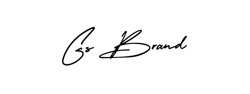 This is the best signature style for the Gs Brand name. Also you like these signature font (AmerikaSignatureDemo-Regular). Mix name signature. Gs Brand signature style 3 images and pictures png