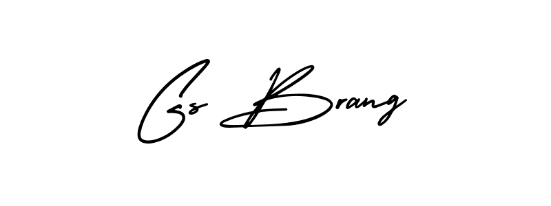 Use a signature maker to create a handwritten signature online. With this signature software, you can design (AmerikaSignatureDemo-Regular) your own signature for name Gs Brang. Gs Brang signature style 3 images and pictures png