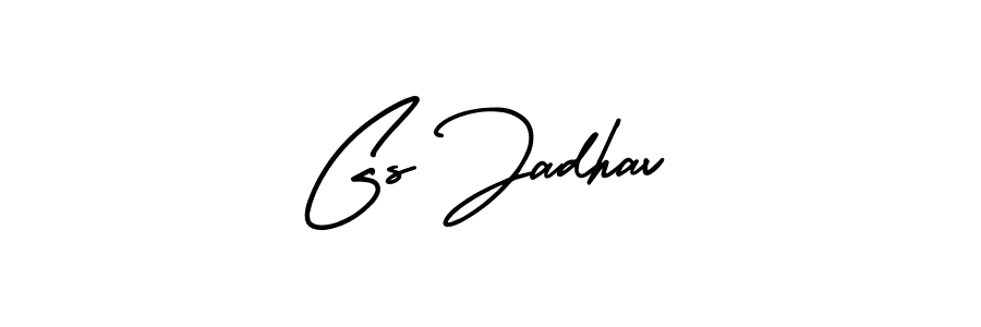 Design your own signature with our free online signature maker. With this signature software, you can create a handwritten (AmerikaSignatureDemo-Regular) signature for name Gs Jadhav. Gs Jadhav signature style 3 images and pictures png