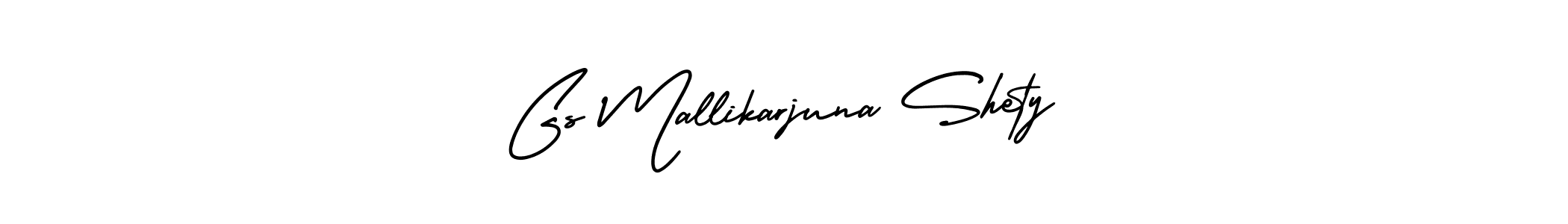 How to make Gs Mallikarjuna Shety name signature. Use AmerikaSignatureDemo-Regular style for creating short signs online. This is the latest handwritten sign. Gs Mallikarjuna Shety signature style 3 images and pictures png
