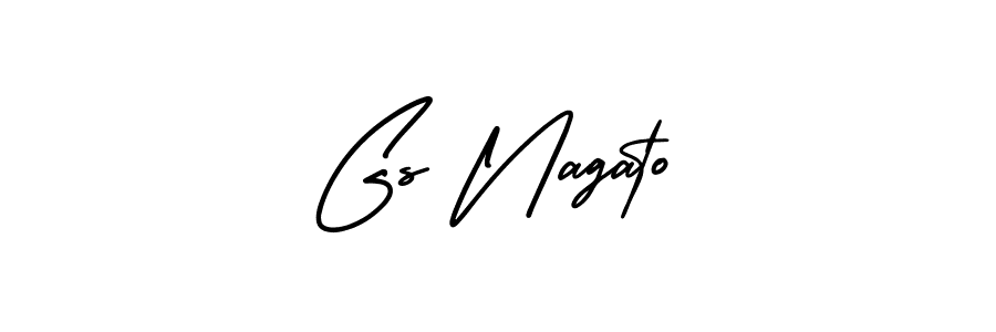 if you are searching for the best signature style for your name Gs Nagato. so please give up your signature search. here we have designed multiple signature styles  using AmerikaSignatureDemo-Regular. Gs Nagato signature style 3 images and pictures png