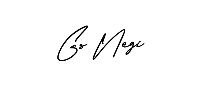 Best and Professional Signature Style for Gs Negi. AmerikaSignatureDemo-Regular Best Signature Style Collection. Gs Negi signature style 3 images and pictures png