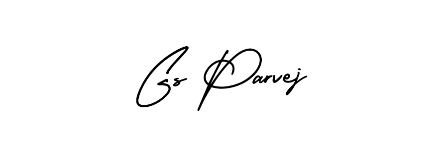 Use a signature maker to create a handwritten signature online. With this signature software, you can design (AmerikaSignatureDemo-Regular) your own signature for name Gs Parvej. Gs Parvej signature style 3 images and pictures png