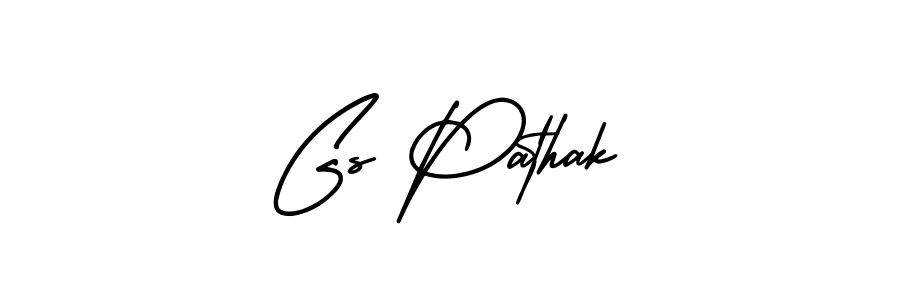 Create a beautiful signature design for name Gs Pathak. With this signature (AmerikaSignatureDemo-Regular) fonts, you can make a handwritten signature for free. Gs Pathak signature style 3 images and pictures png