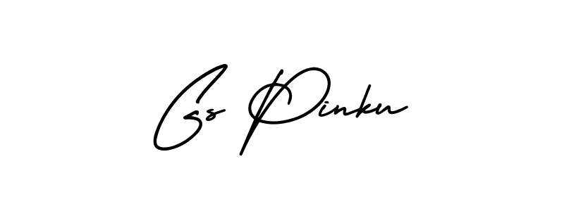 Also we have Gs Pinku name is the best signature style. Create professional handwritten signature collection using AmerikaSignatureDemo-Regular autograph style. Gs Pinku signature style 3 images and pictures png