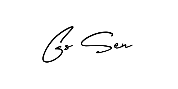 Best and Professional Signature Style for Gs Sen. AmerikaSignatureDemo-Regular Best Signature Style Collection. Gs Sen signature style 3 images and pictures png