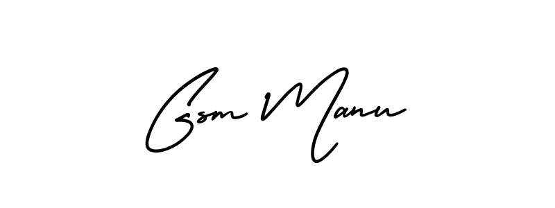 Once you've used our free online signature maker to create your best signature AmerikaSignatureDemo-Regular style, it's time to enjoy all of the benefits that Gsm Manu name signing documents. Gsm Manu signature style 3 images and pictures png