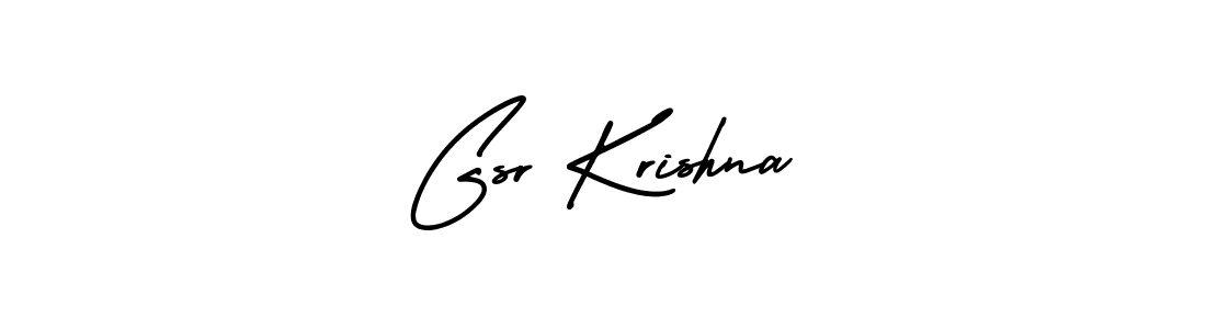 Make a beautiful signature design for name Gsr Krishna. Use this online signature maker to create a handwritten signature for free. Gsr Krishna signature style 3 images and pictures png