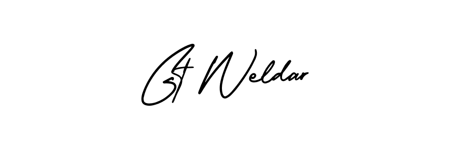 Also You can easily find your signature by using the search form. We will create Gt Weldar name handwritten signature images for you free of cost using AmerikaSignatureDemo-Regular sign style. Gt Weldar signature style 3 images and pictures png